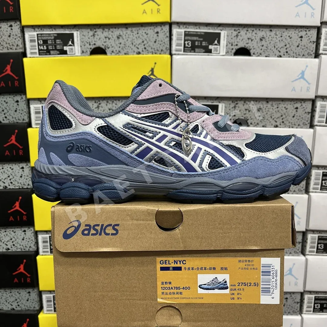 아식스 [GX] 젤 NYC 1203A785-400 200532 Asics Gel-NYC Blue Pink Silver