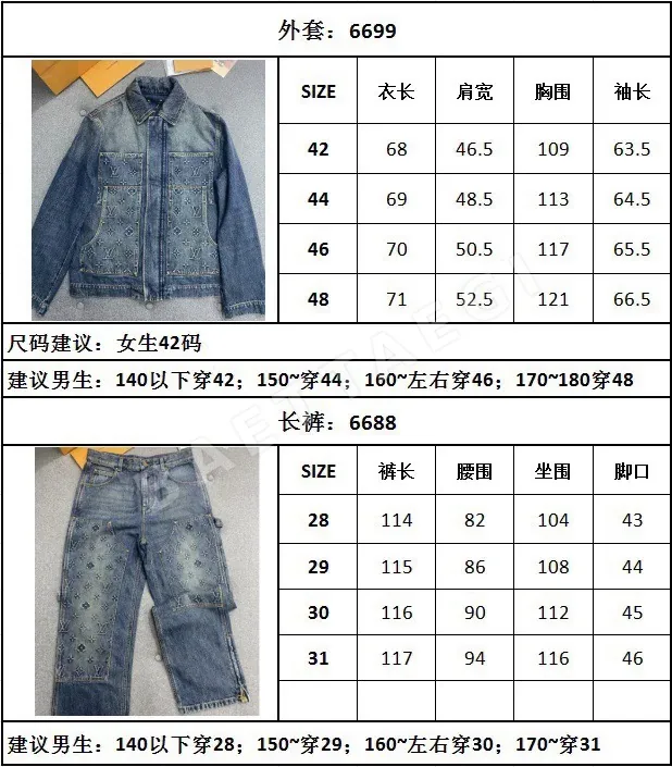 루이비통 14 온스 투톤 데님 남성 자켓 상세 이미지 9