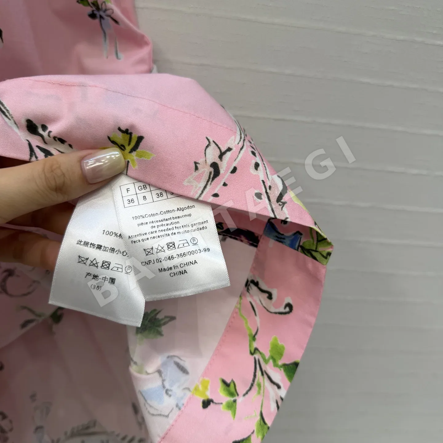 디올 이비에라 가든 플로럴 노슬리브 원피스 상세 이미지 7