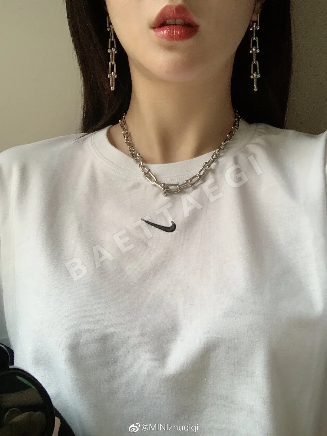 티파니 하드웨어 목걸이 상세 이미지 6