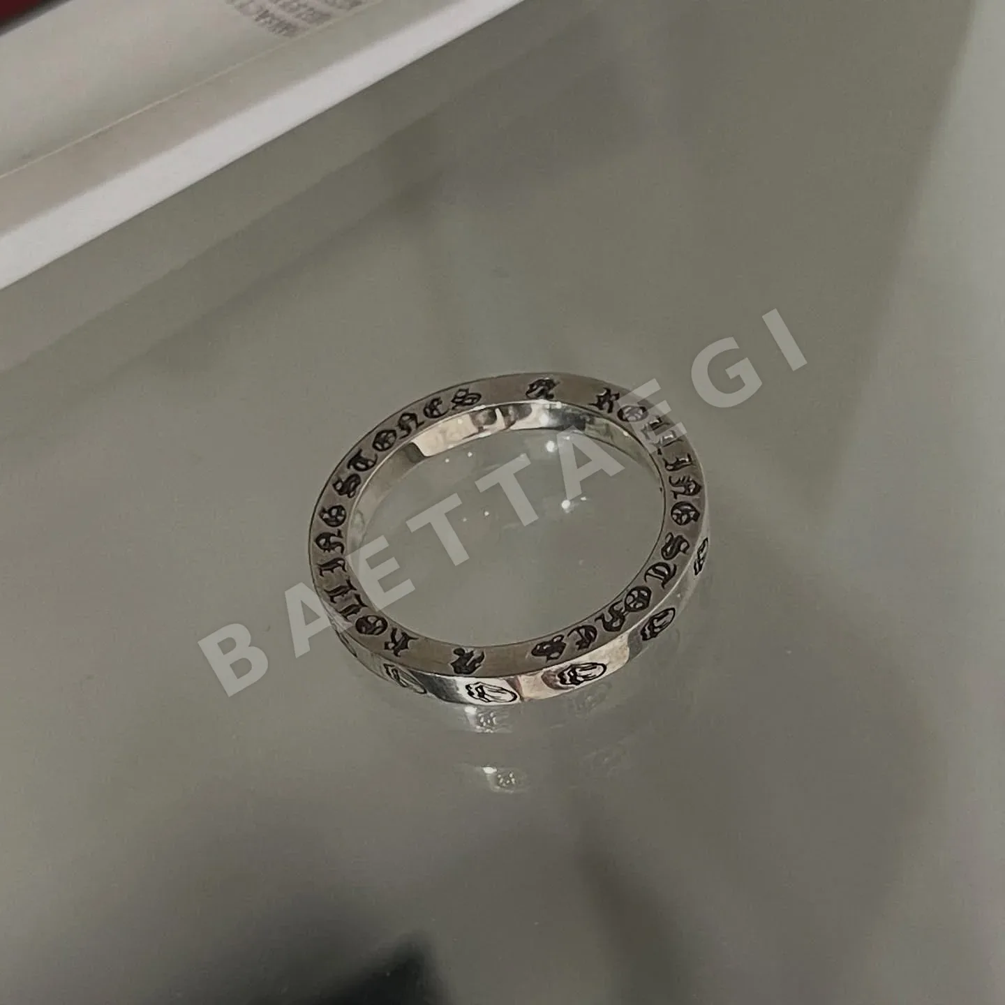 크롬하츠 925 레드립 산스크리트 반지 상세 이미지 4