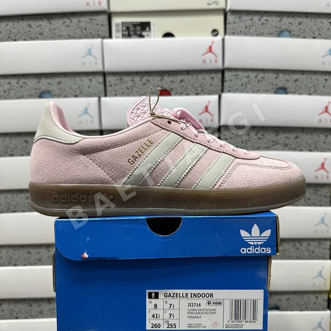 아디다스 [GOD] 가젤 인도어 JI2716 200825 Adidas Gazelle Indoor Clear Pink Off White