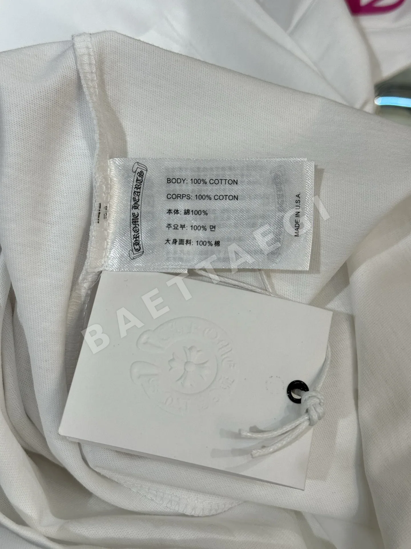 크롬하츠 산스크리트어 장식 남성 긴팔 티셔츠 상세 이미지 6