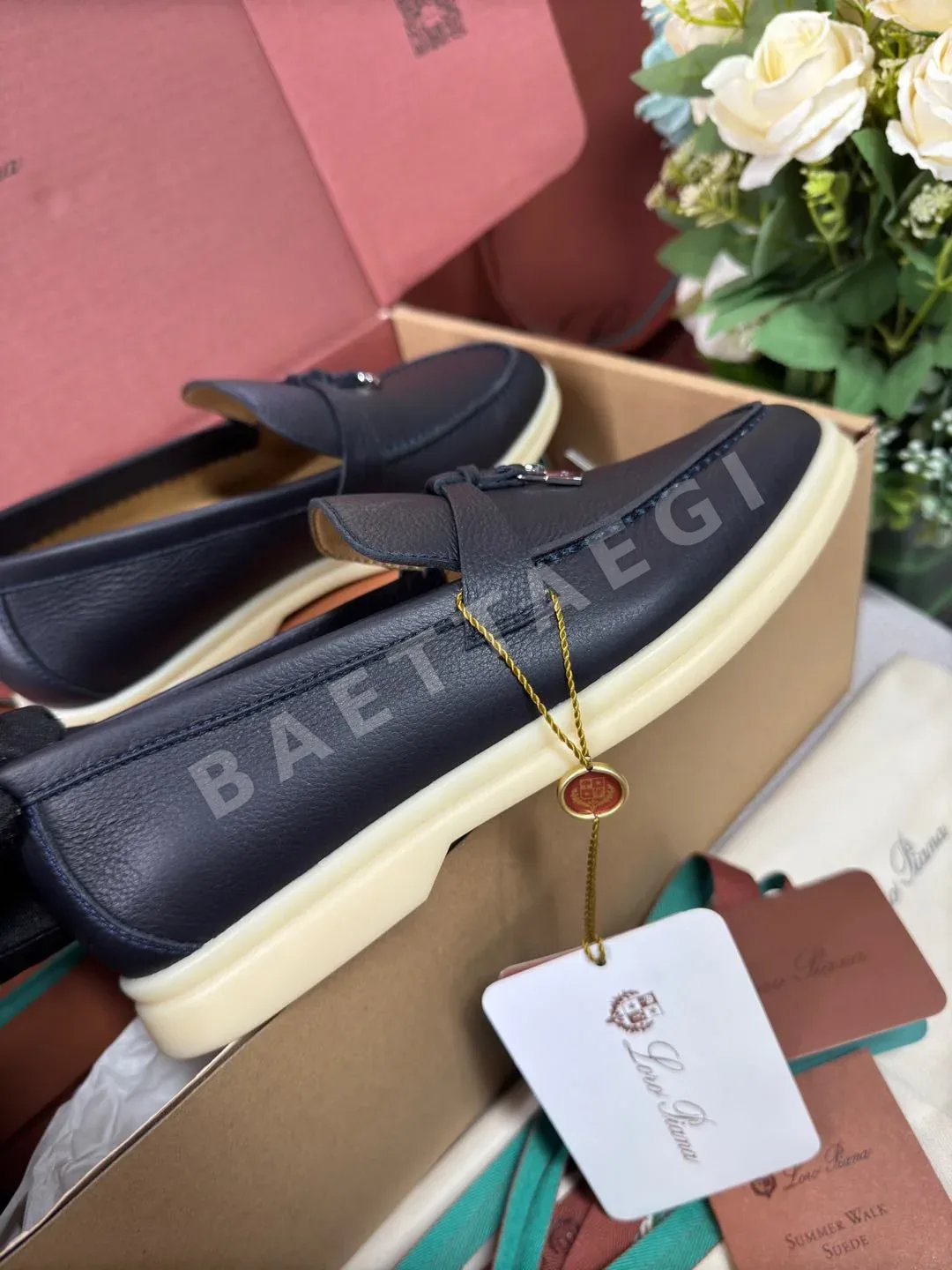 로로피아나 사슴가죽 모카신 신발 상세 이미지 7