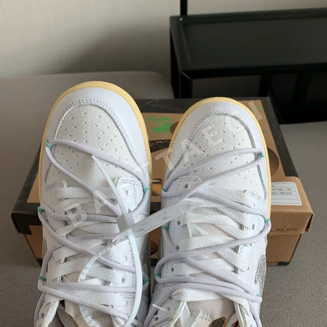 오프화이트 덩크 로우 신발 상세 이미지 7