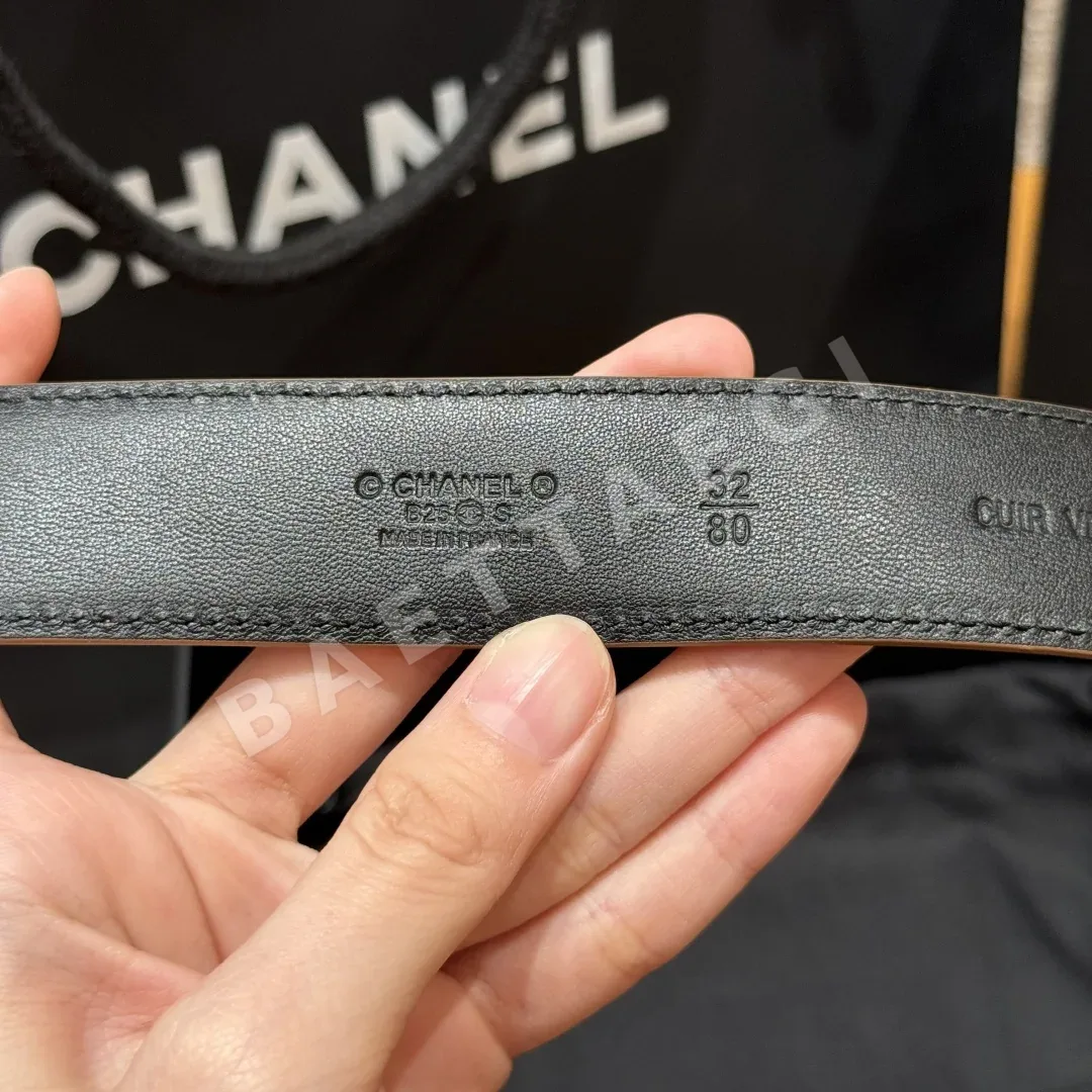 샤넬 램스킨 더블 C 메탈 로고 벨트 상세 이미지 7