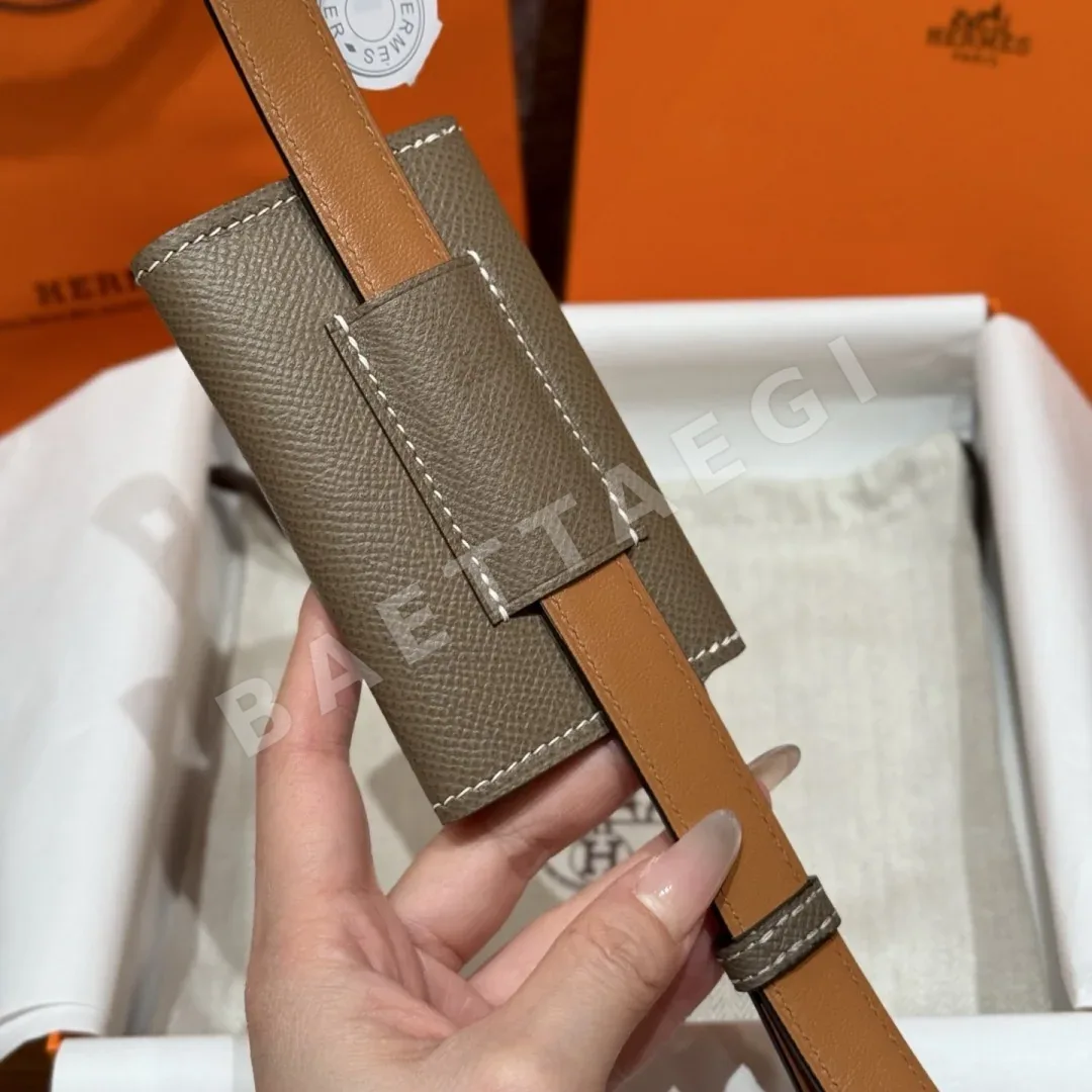 에르메스 켈리 버클 앱송 카프스킨 벨트 상세 이미지 9