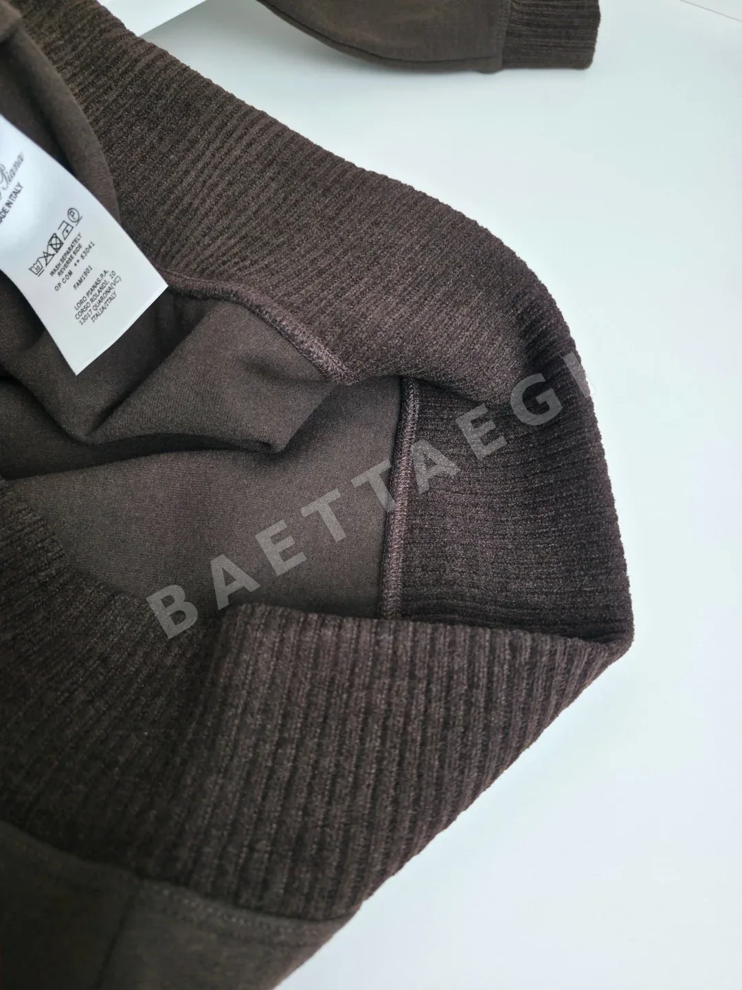 로로피아나 울 니트 남성 후드 스웨트셔츠 상세 이미지 8