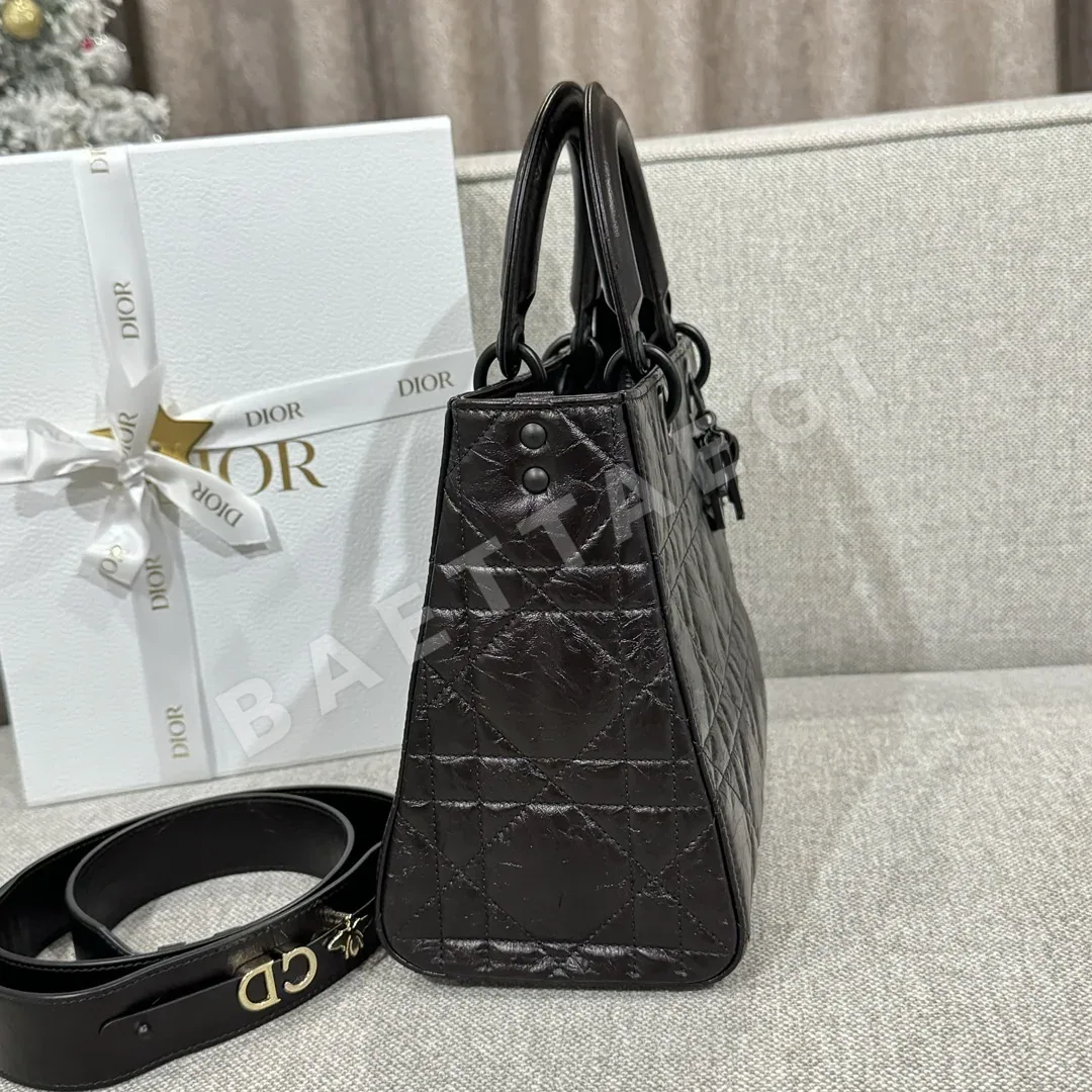 디올 플리츠 블랙 미디엄 가방 상세 이미지 9