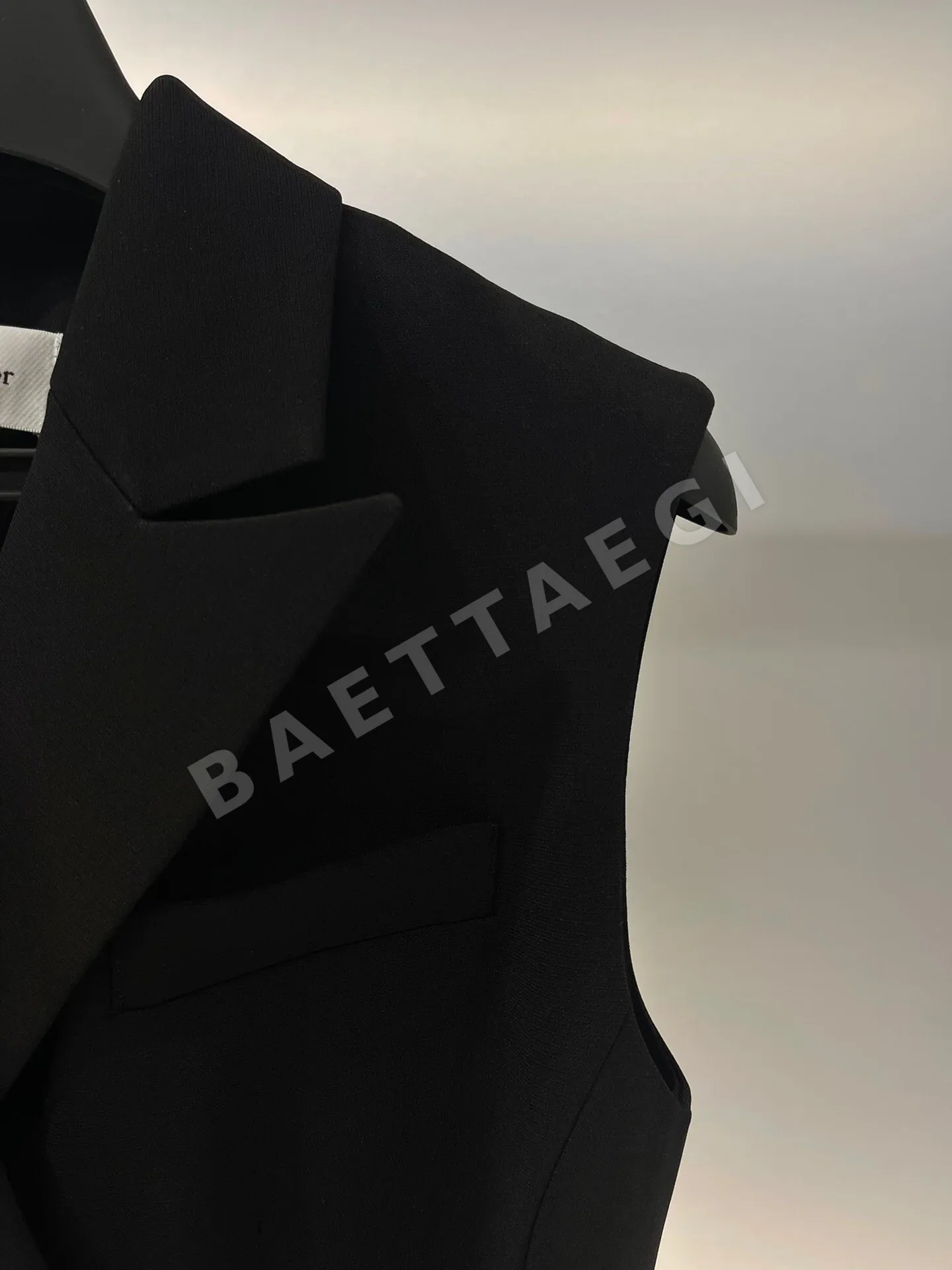 디올 더블브레스티드 벨트 민소매 원피스 상세 이미지 5