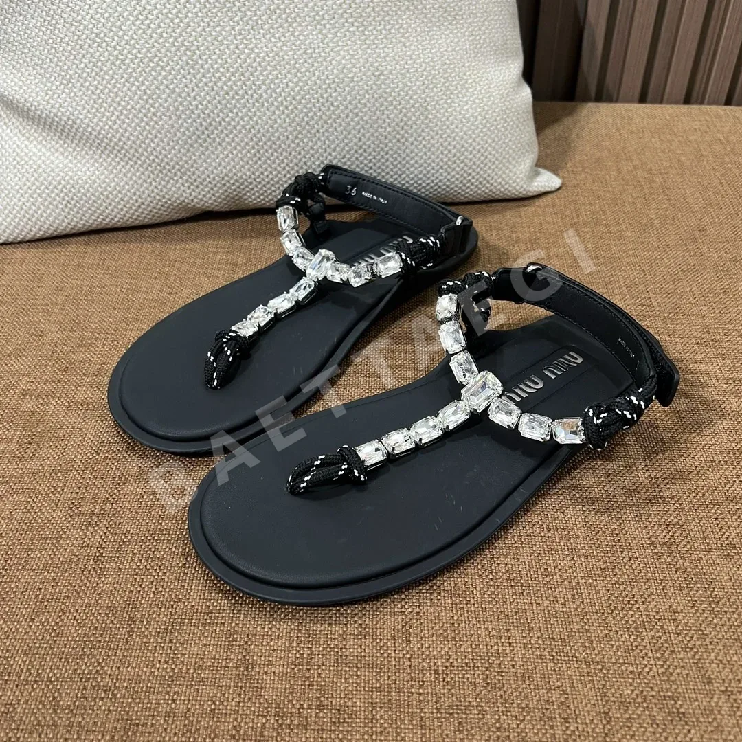 미우미우 샌들 여성 카프스킨 상세 이미지 6
