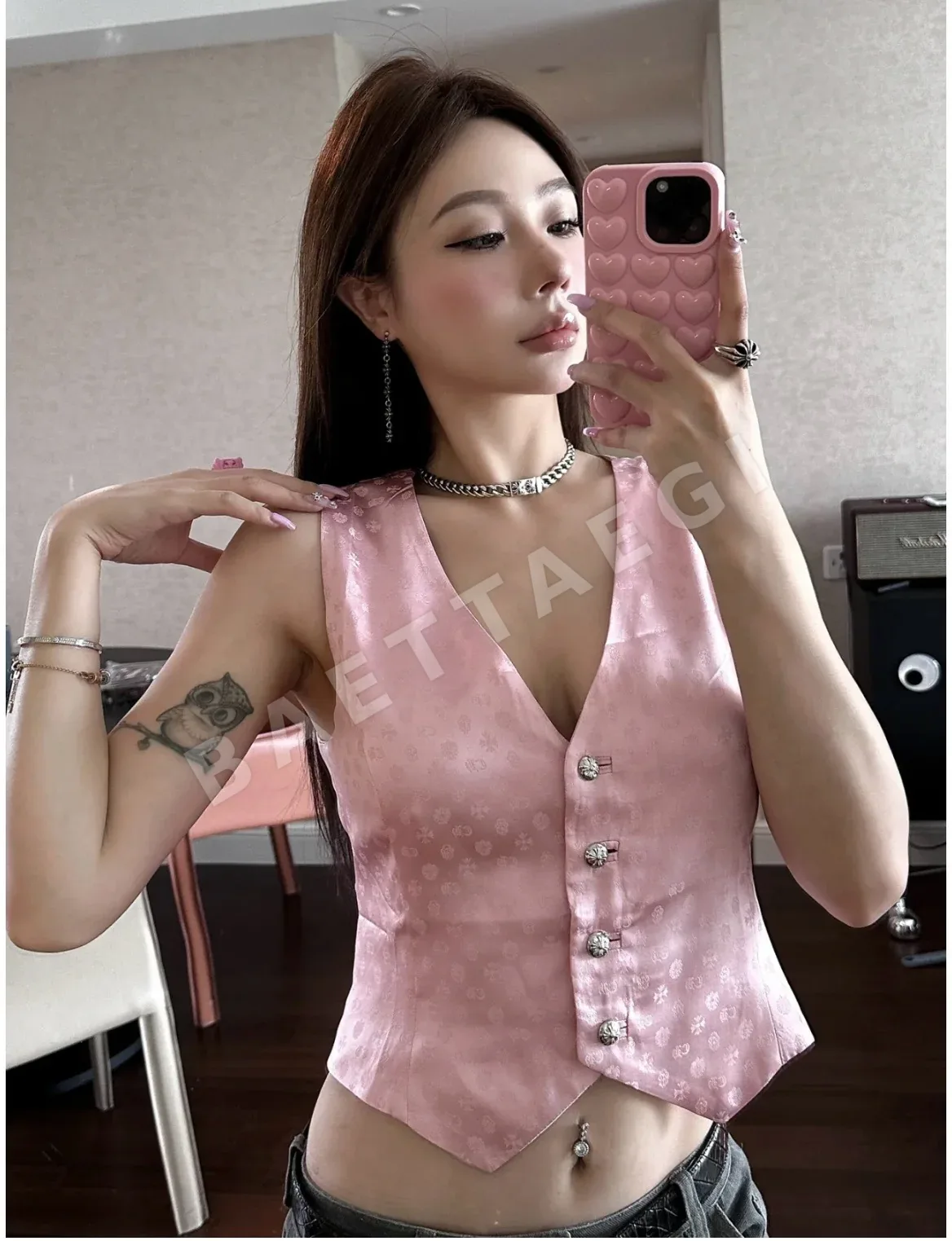 크롬하츠 크로스 귀걸이 상세 이미지 6