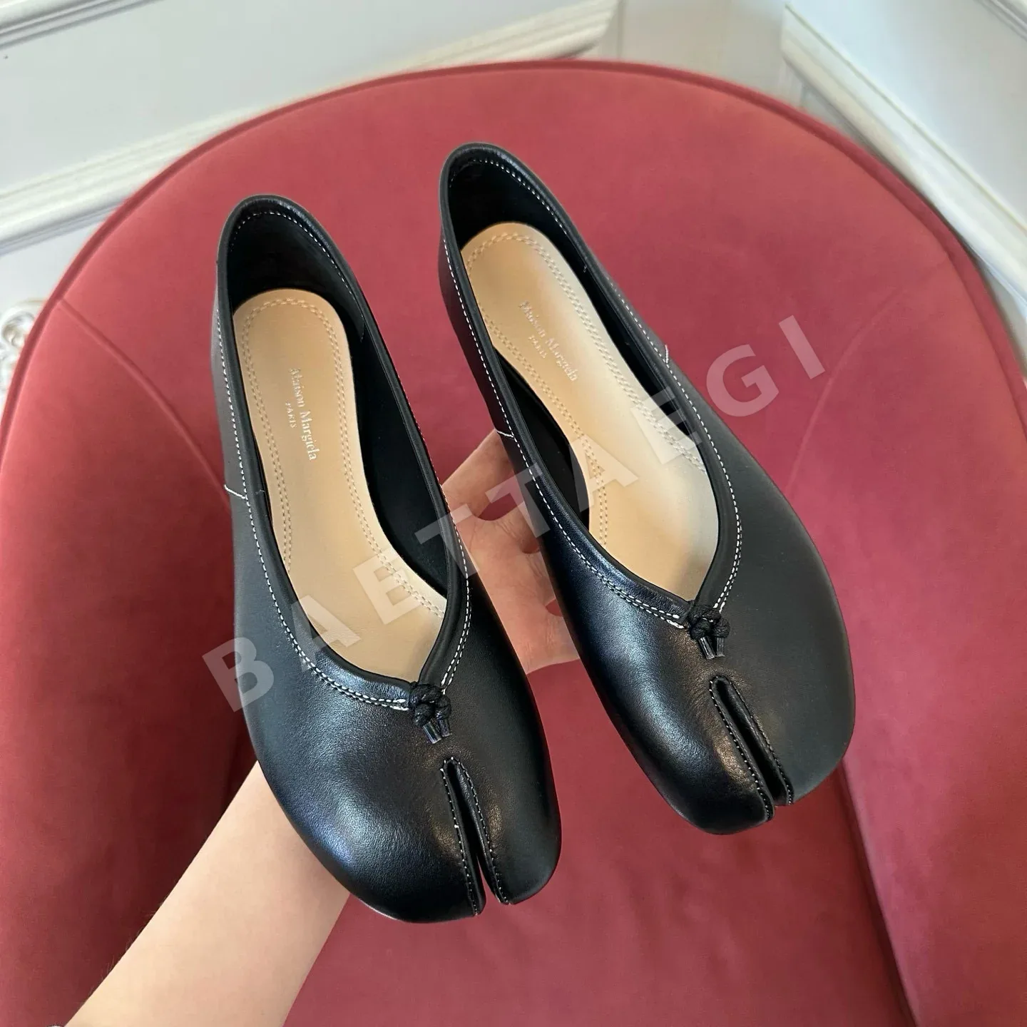 마르지엘라 워시드 호스 가죽 스플릿 토 신발 9132 상세 이미지 7