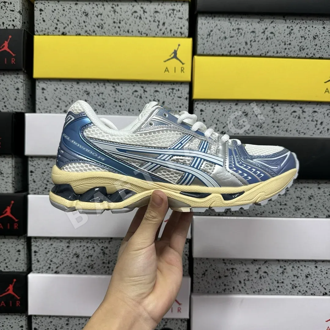 아식스 [LZ] 젤 카야노 14 1203A537-102 200570 Asics Gel-Kayano 14 Cream Metallic Blue 상세 이미지 5