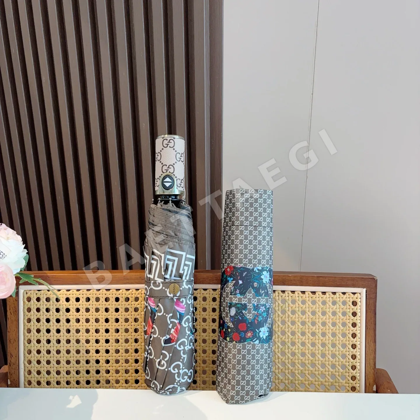 구찌 3단 자동 접이식 우산 상세 이미지 2