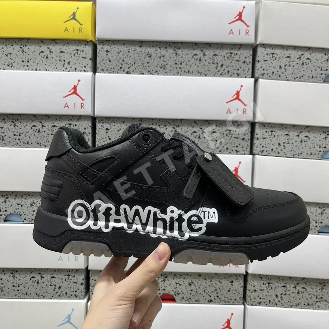 오프화이트 아웃 오브 오피스 OOO 로우 탑스 202413 Off White Out Of Office OOO Low Tops Black 상세 이미지 9