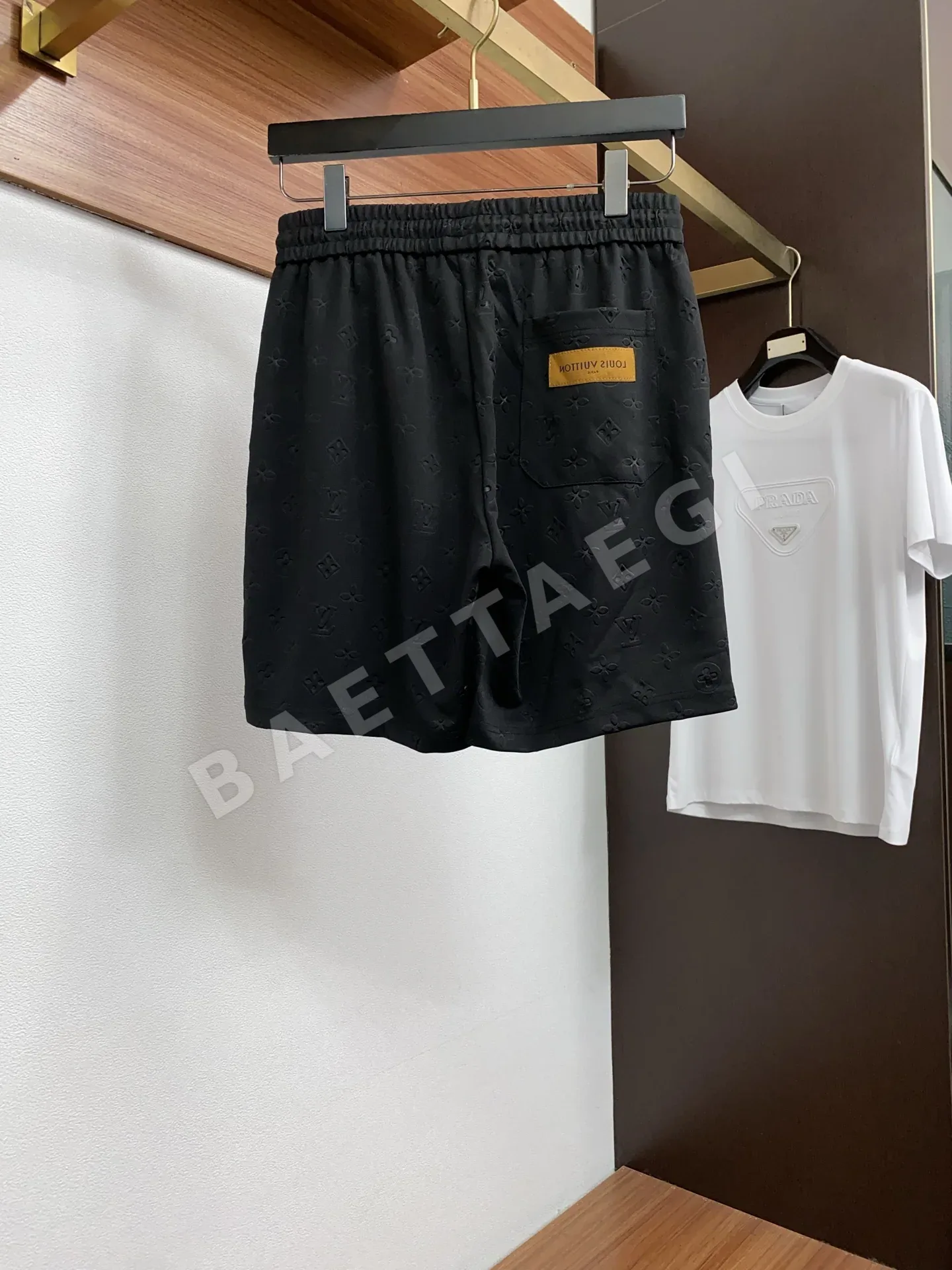 루이비통 코튼 스트레치 남성 반바지 상세 이미지 9