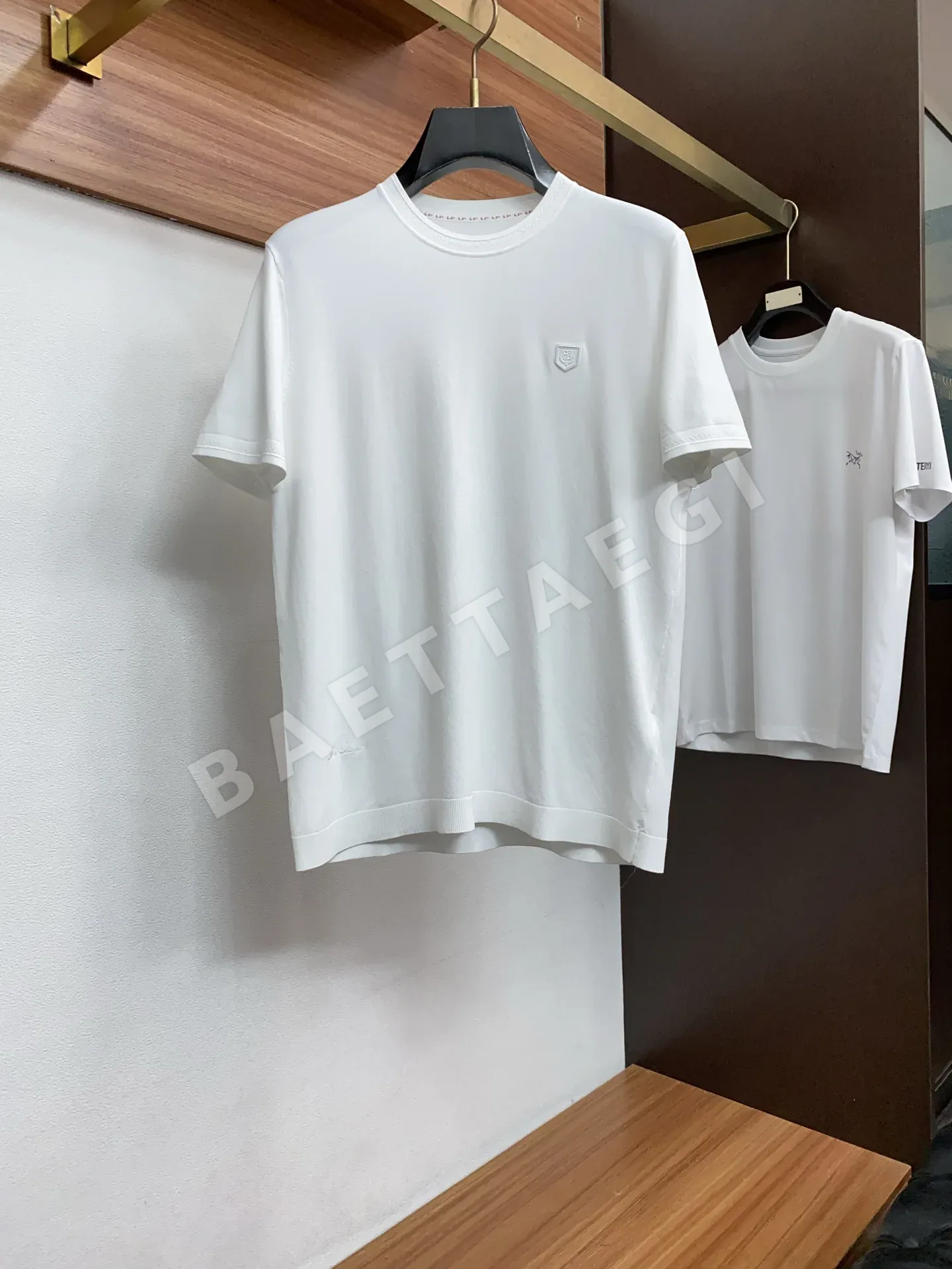 로로피아나 남성 라운드넥 코튼 반팔 티셔츠 139049