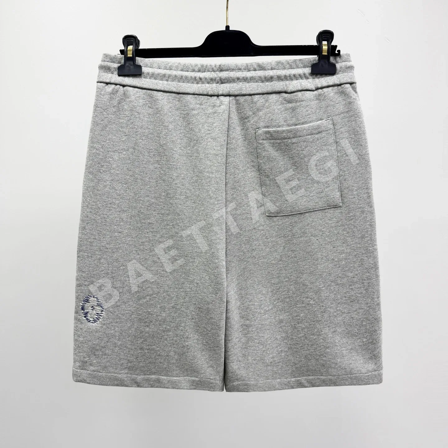 루이비통 모노그램 자수 면 반바지 상세 이미지 2