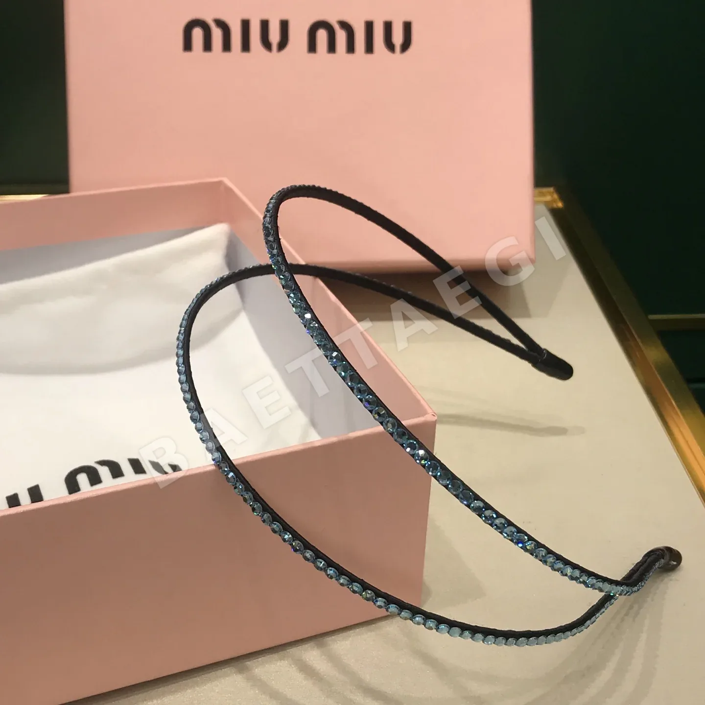 미우미우 헤어밴드 상세 이미지 4