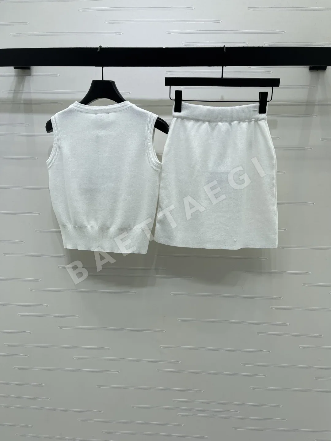 샤넬 여성 니트 세트 상세 이미지 8
