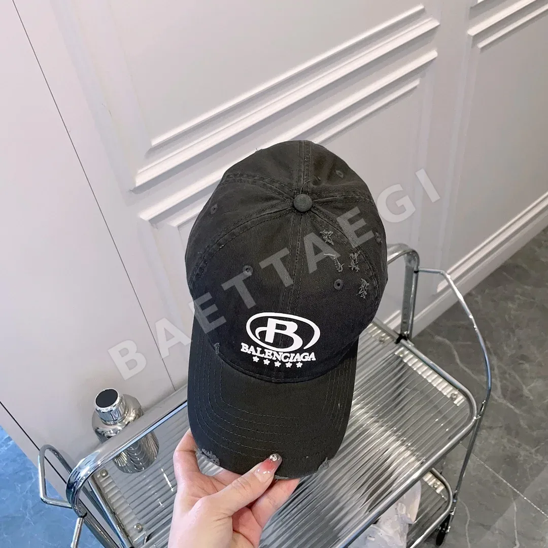 발렌시아가 더블 B 버클 코튼 베이스볼 캡 상세 이미지 2