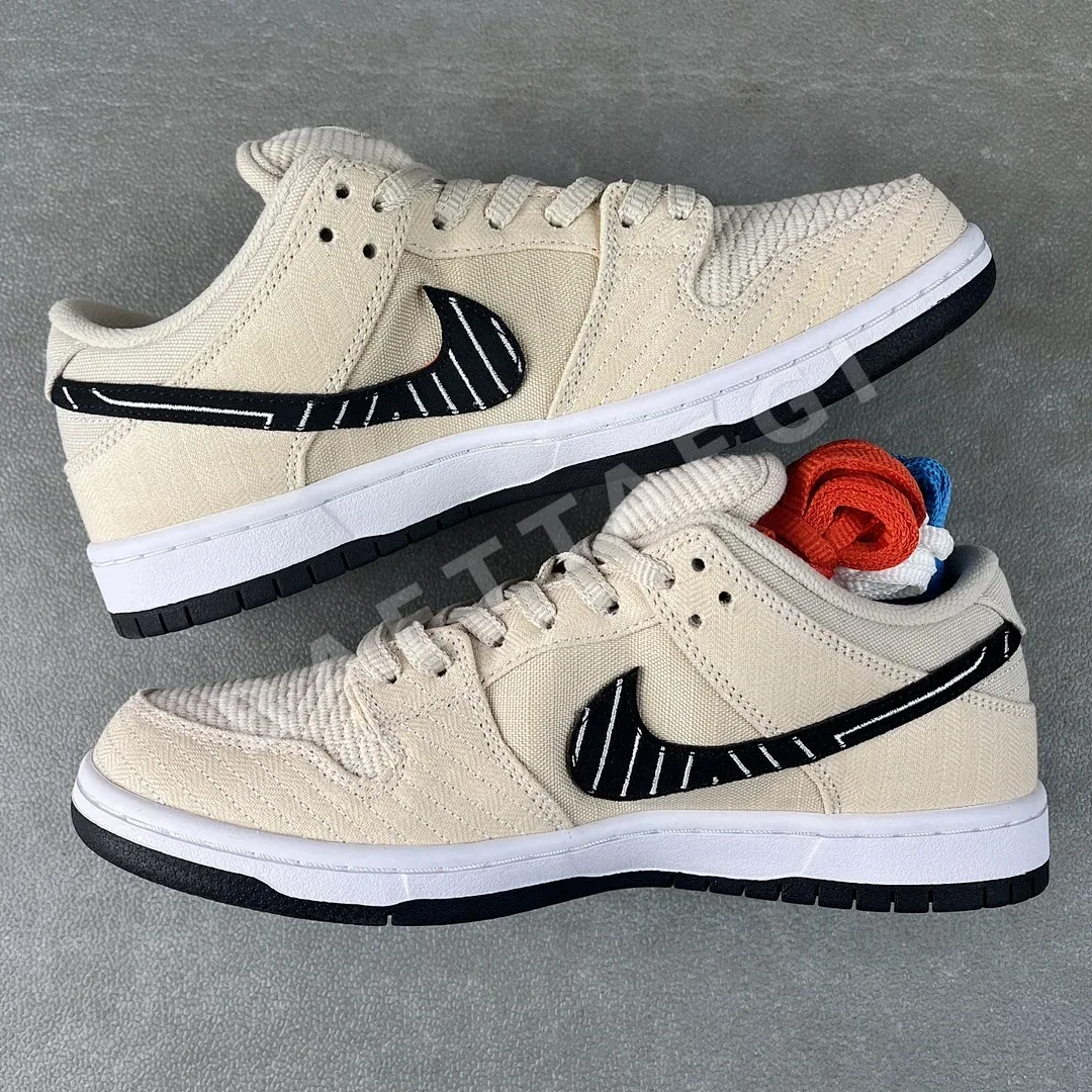 나이키 [TOP/S2] FD2627-200 200926 Nike Albino & Preto X Nk SB Dunk Low Pearl White 상세 이미지 2