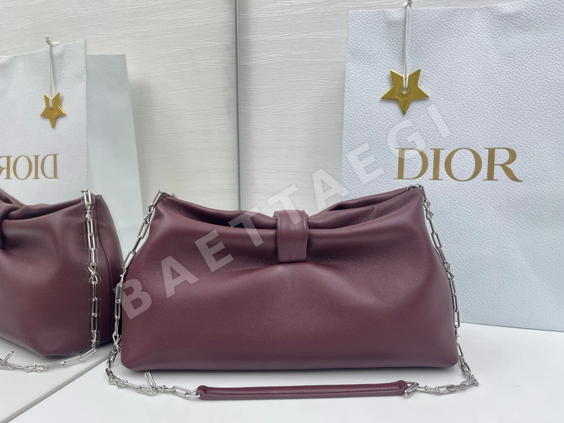 디올 보우 체인 미디엄 숄더백 상세 이미지 4