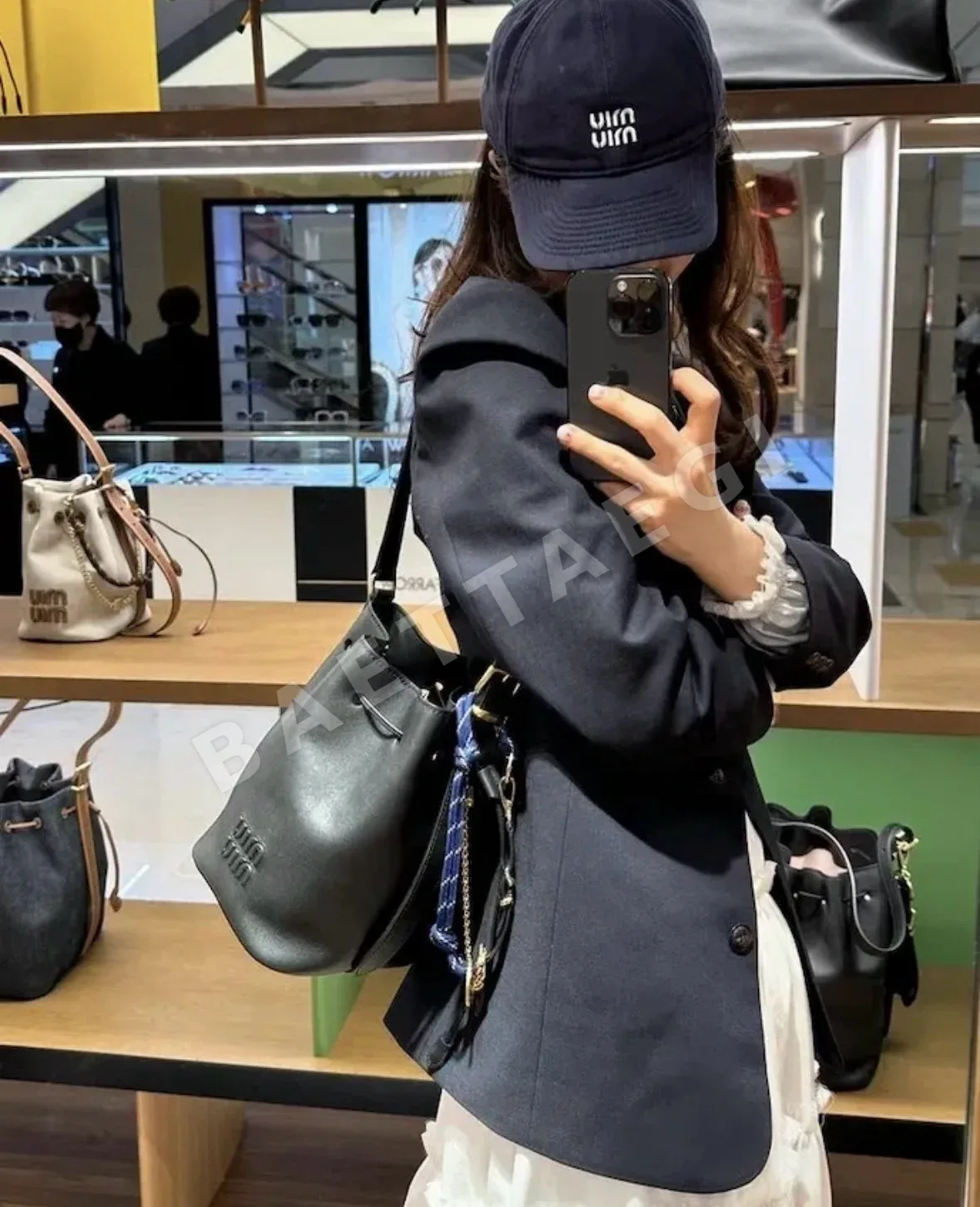 미우미우 모자 80732 Miu Miu Cap 상세 이미지 3