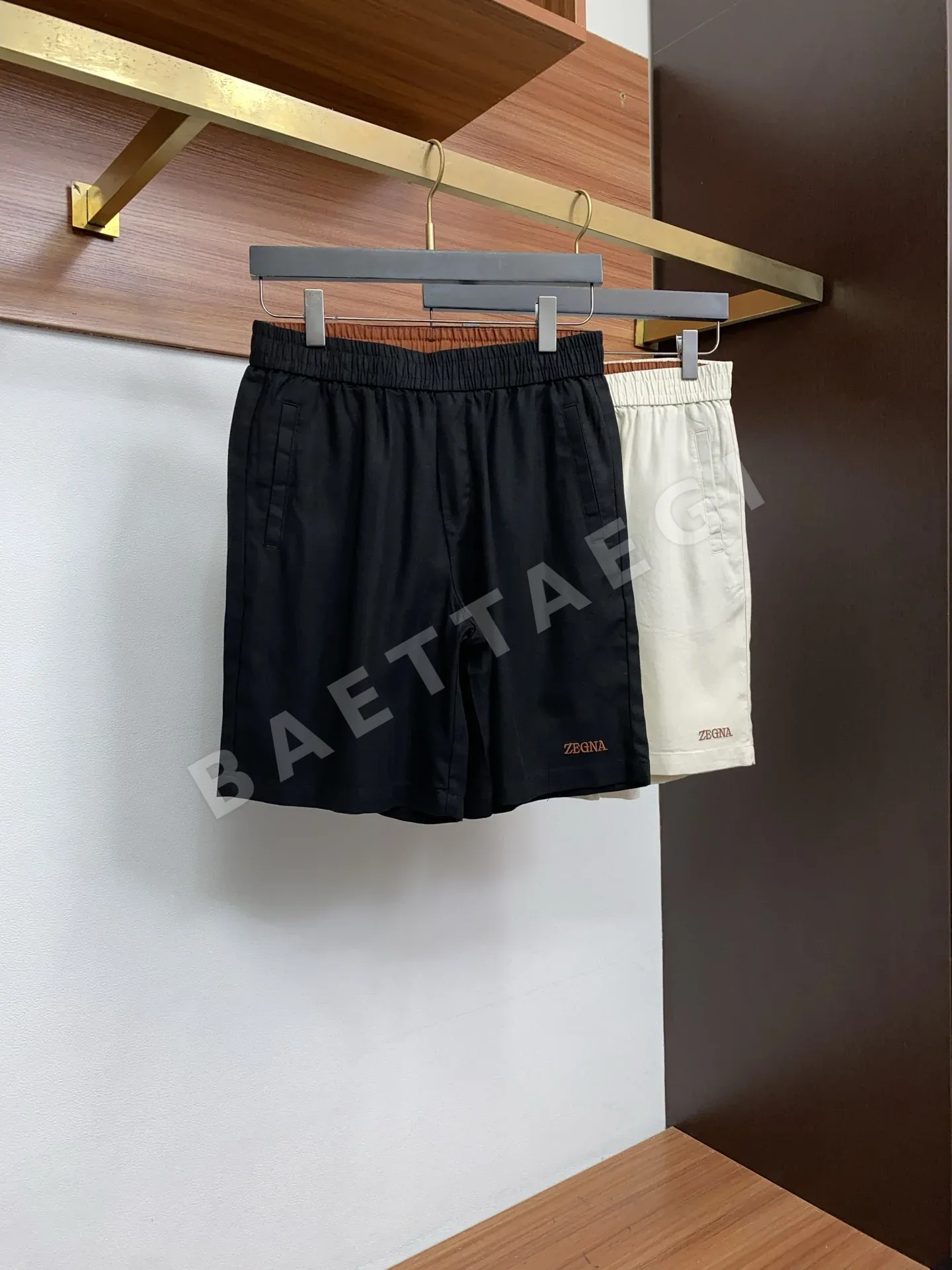 제냐 린넨 코튼 캐주얼 남성 반바지 상세 이미지 8