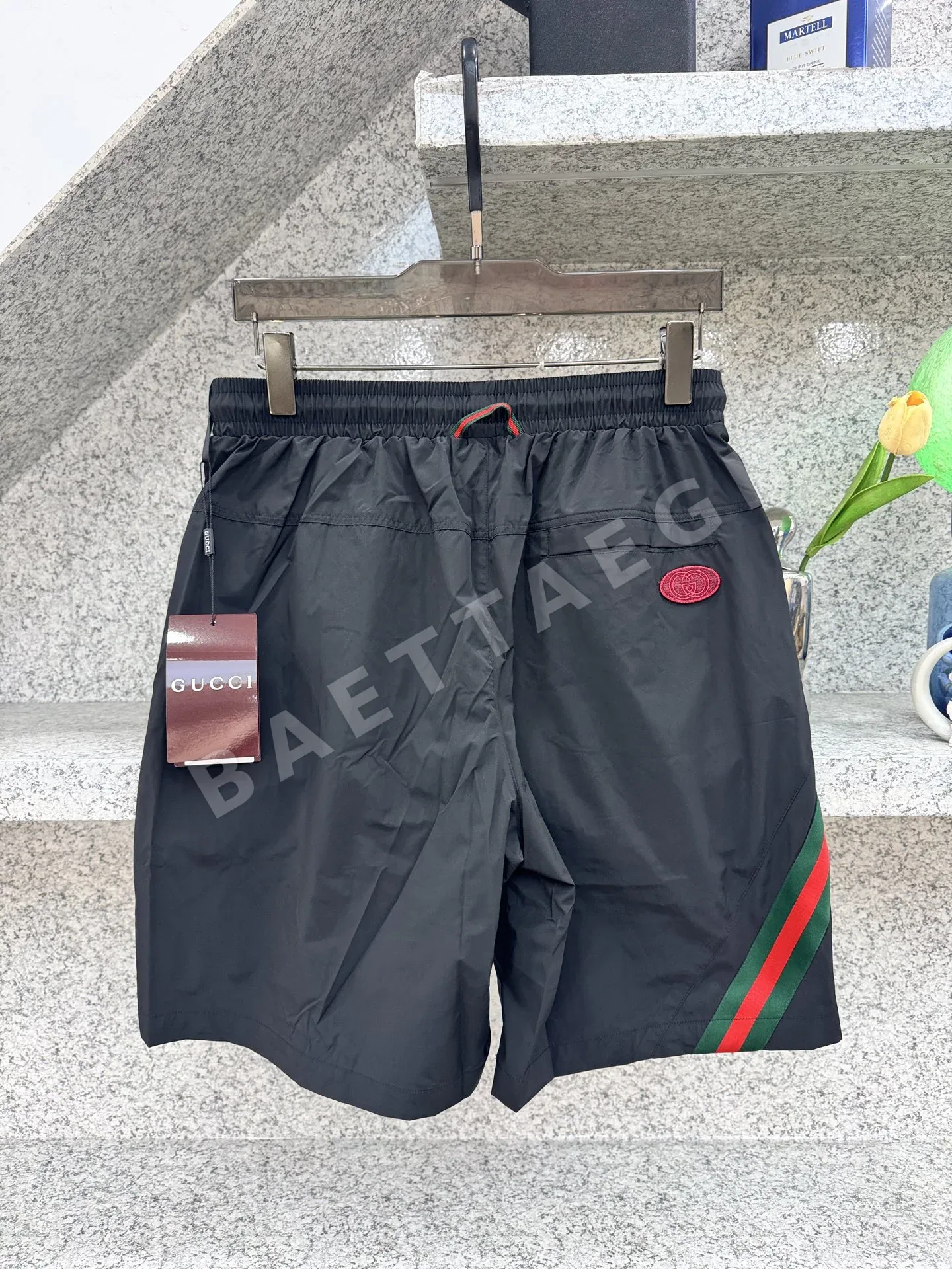 구찌 남성 린넨 반바지 상세 이미지 3