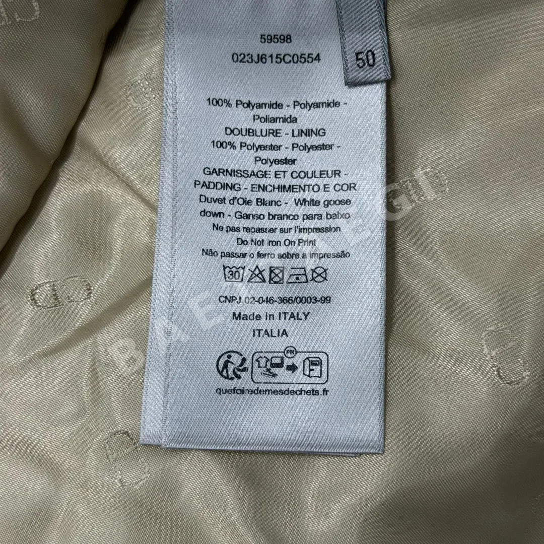 디올 CD 아이콘 후드 패딩 재킷 상세 이미지 9