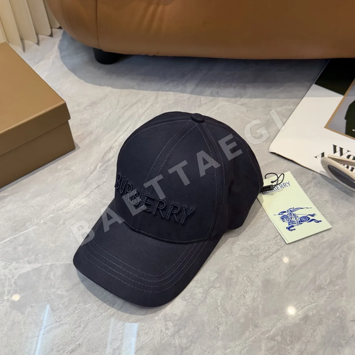 버버리 자수 베이스볼 캡 상세 이미지 6