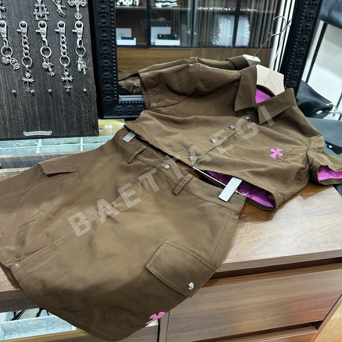 크롬하츠 여성 반팔 티셔츠 상세 이미지 7