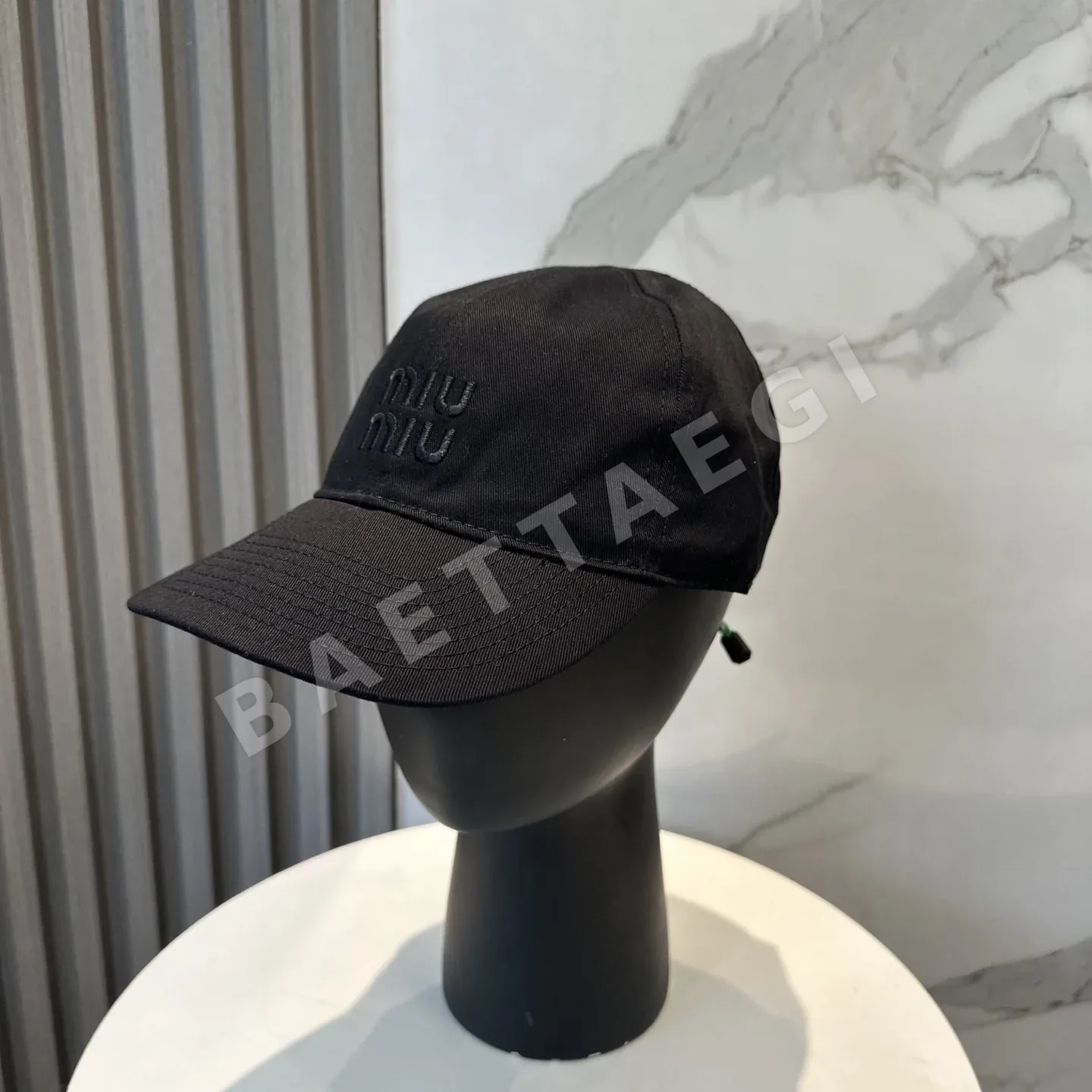 미우미우 캔버스 야구모자 81109