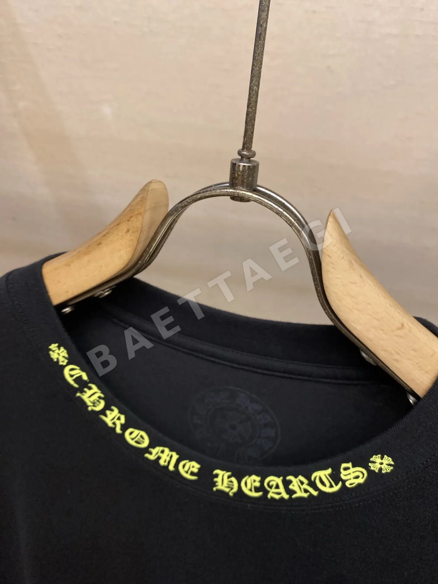 크롬하츠 패턴 프린트 크루넥 반팔 셔츠 상세 이미지 4