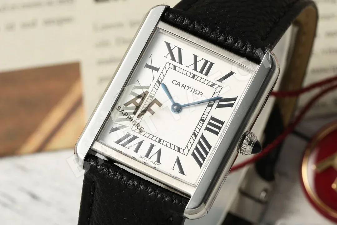 까르띠에 시계 블루 미디움 레플리카 42863 Cartier 상세 이미지 3