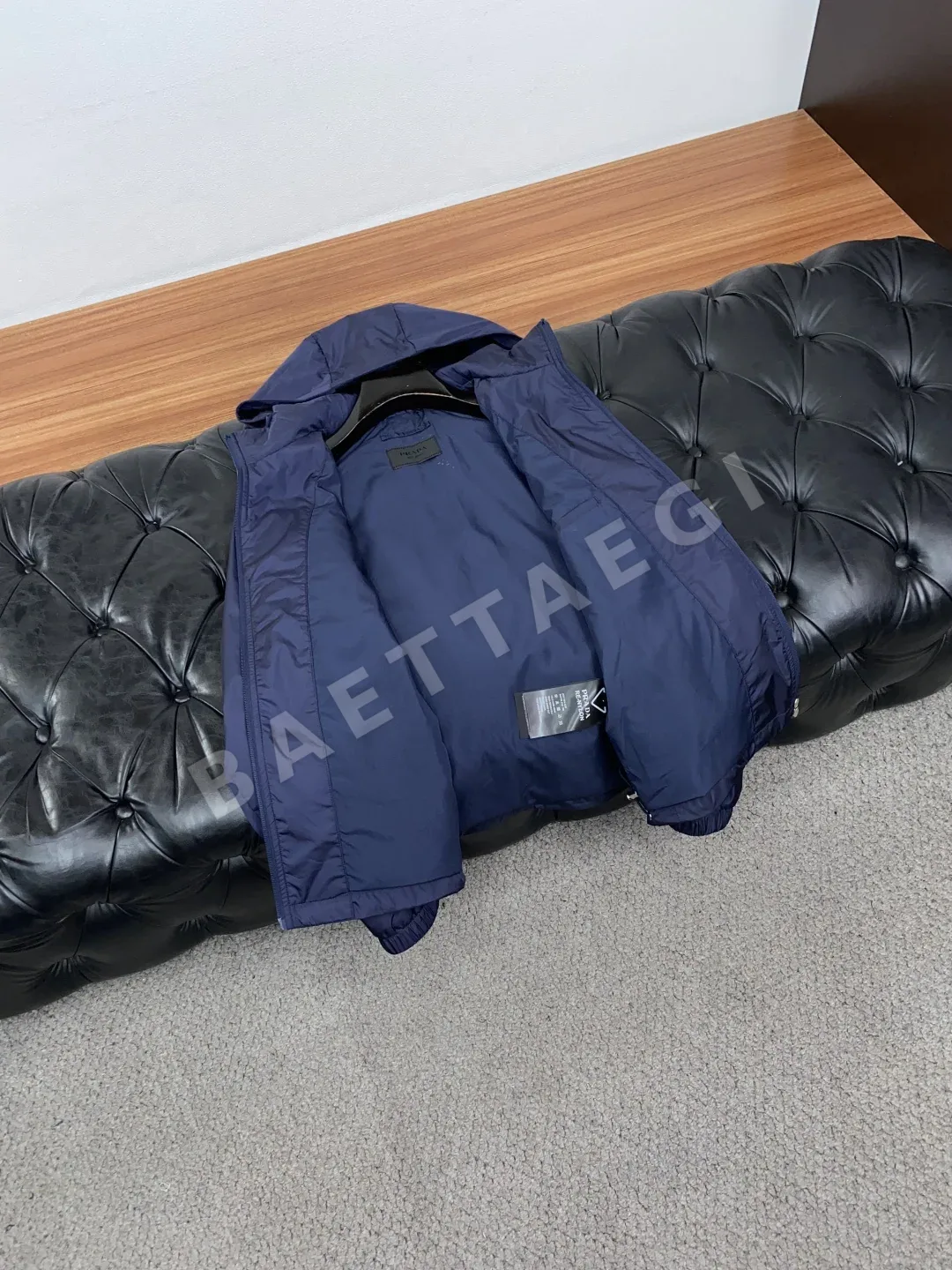 프라다 코튼 패드 남성 자켓 상세 이미지 8