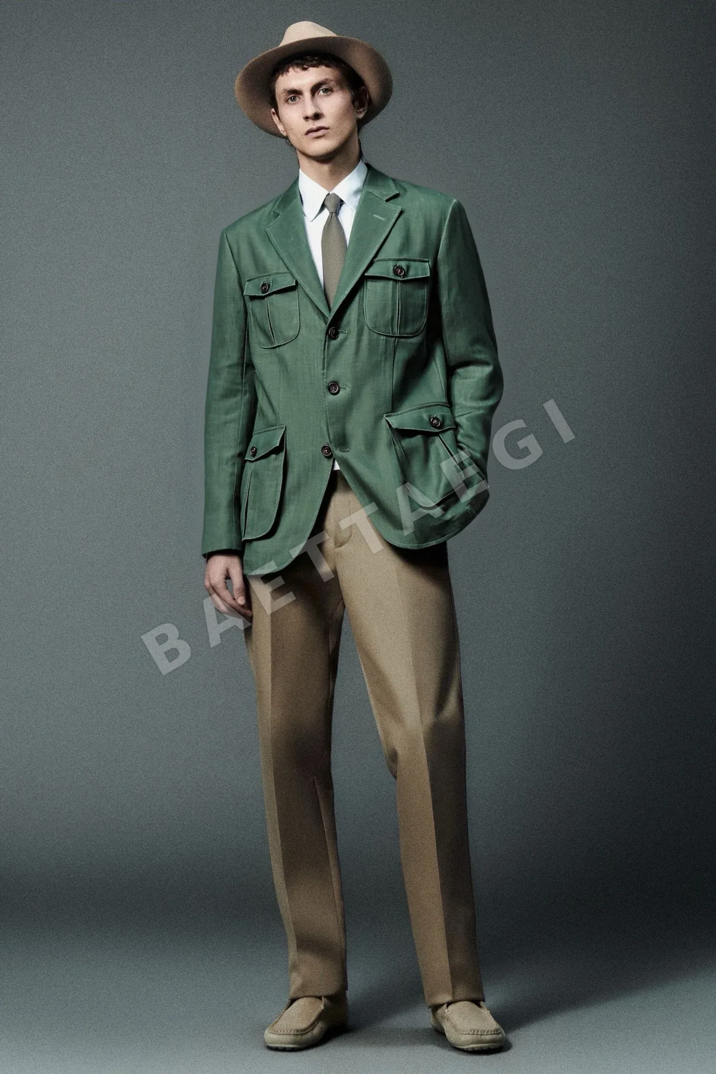 로로피아나 린넨 남성 자켓 117996