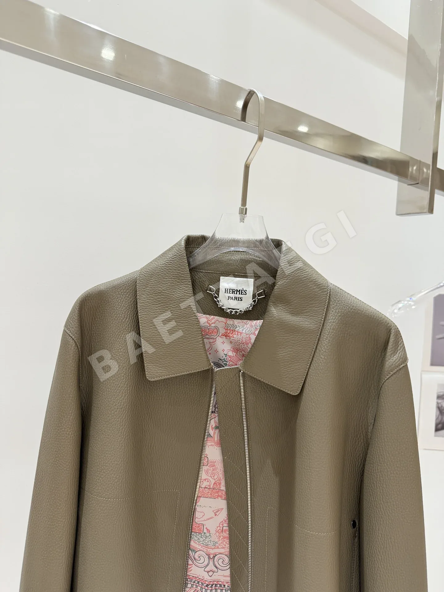 에르메스 염소가죽 여성 자켓 상세 이미지 5