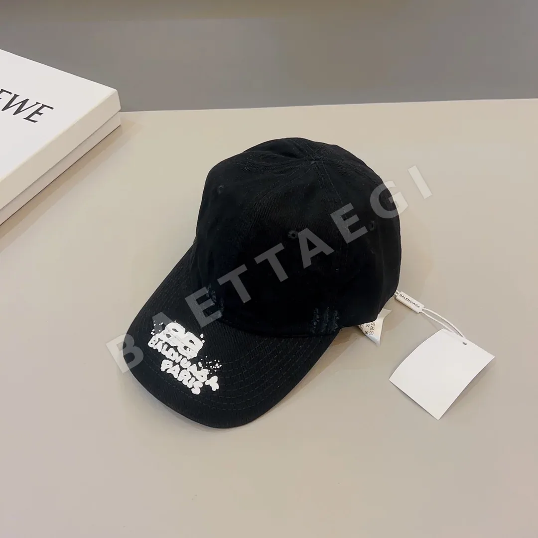 발렌시아가 로고 베이스볼 캡 상세 이미지 5