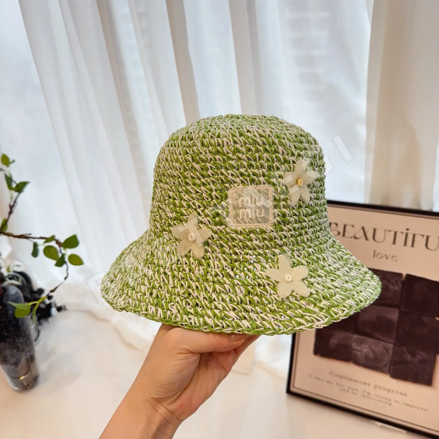 미우미우 모자 80948 Miu Miu Cap 상세 이미지 4