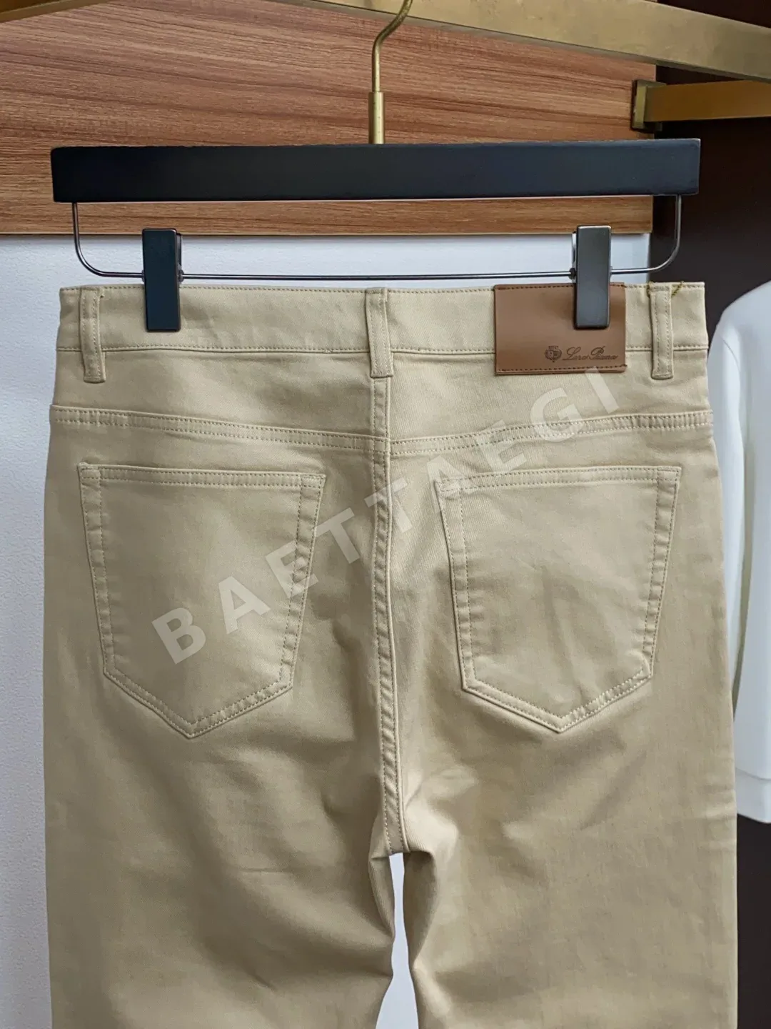 로로피아나 고밀도 코마 코튼 혼방 남성 바지 상세 이미지 10