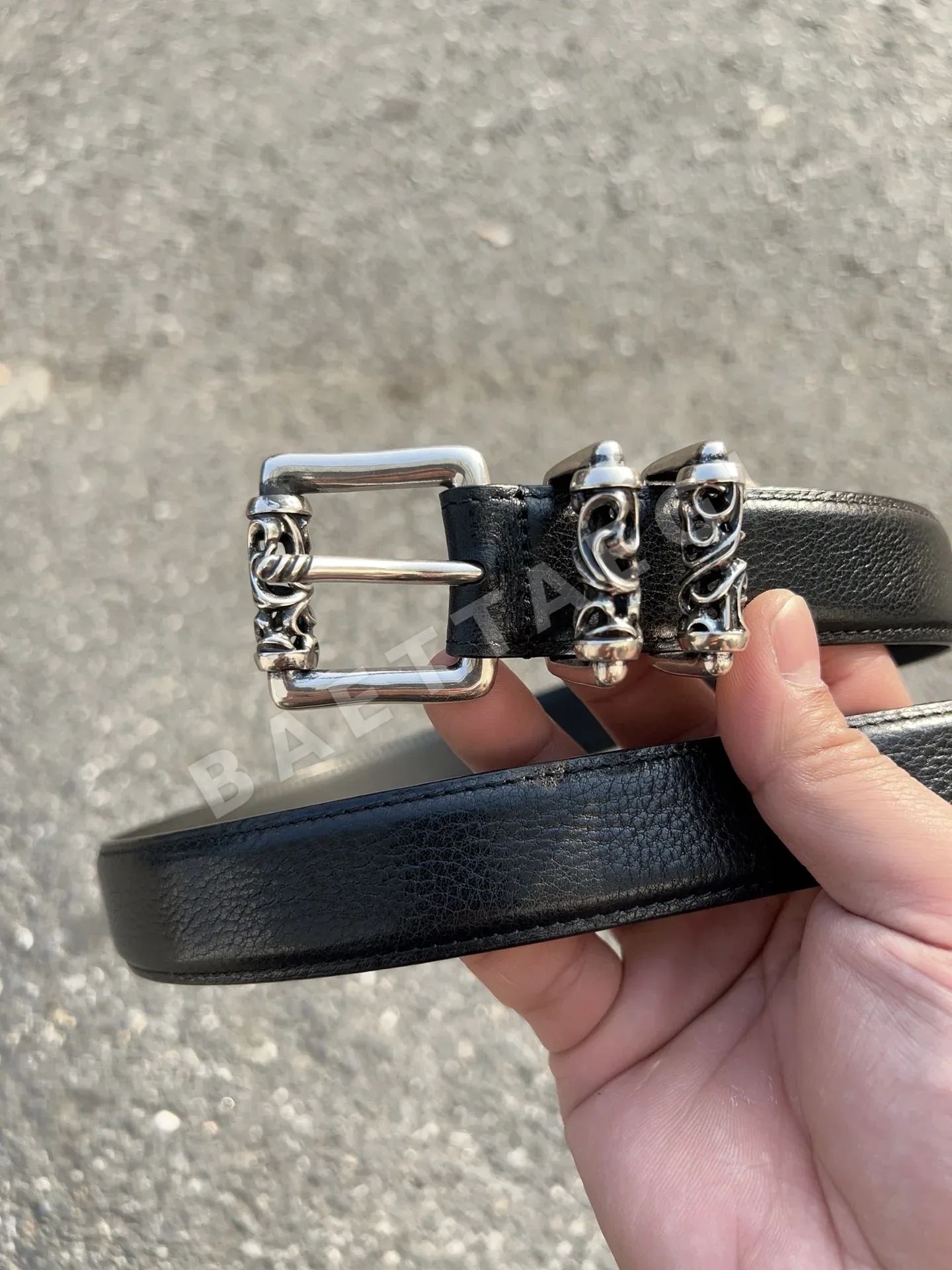크롬하츠 롤러바인 벨트 3.0 cm 163244