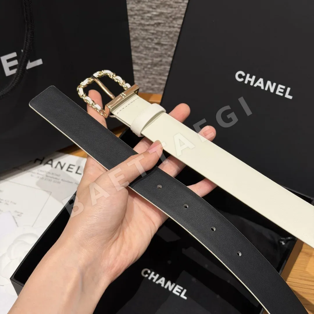 샤넬 카프스킨 메탈 벨트 상세 이미지 6