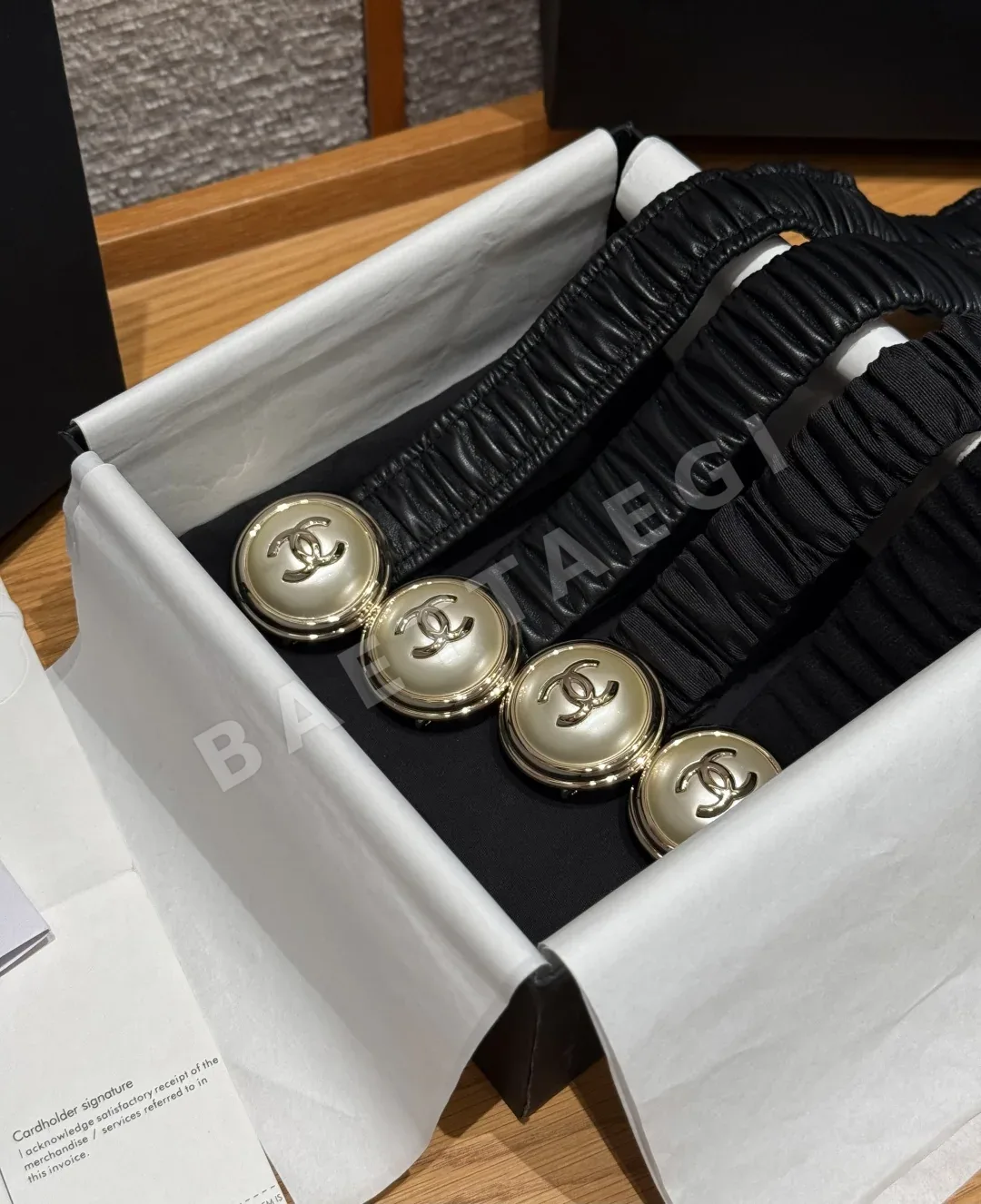샤넬 시프스킨 가죽 벨트 상세 이미지 2