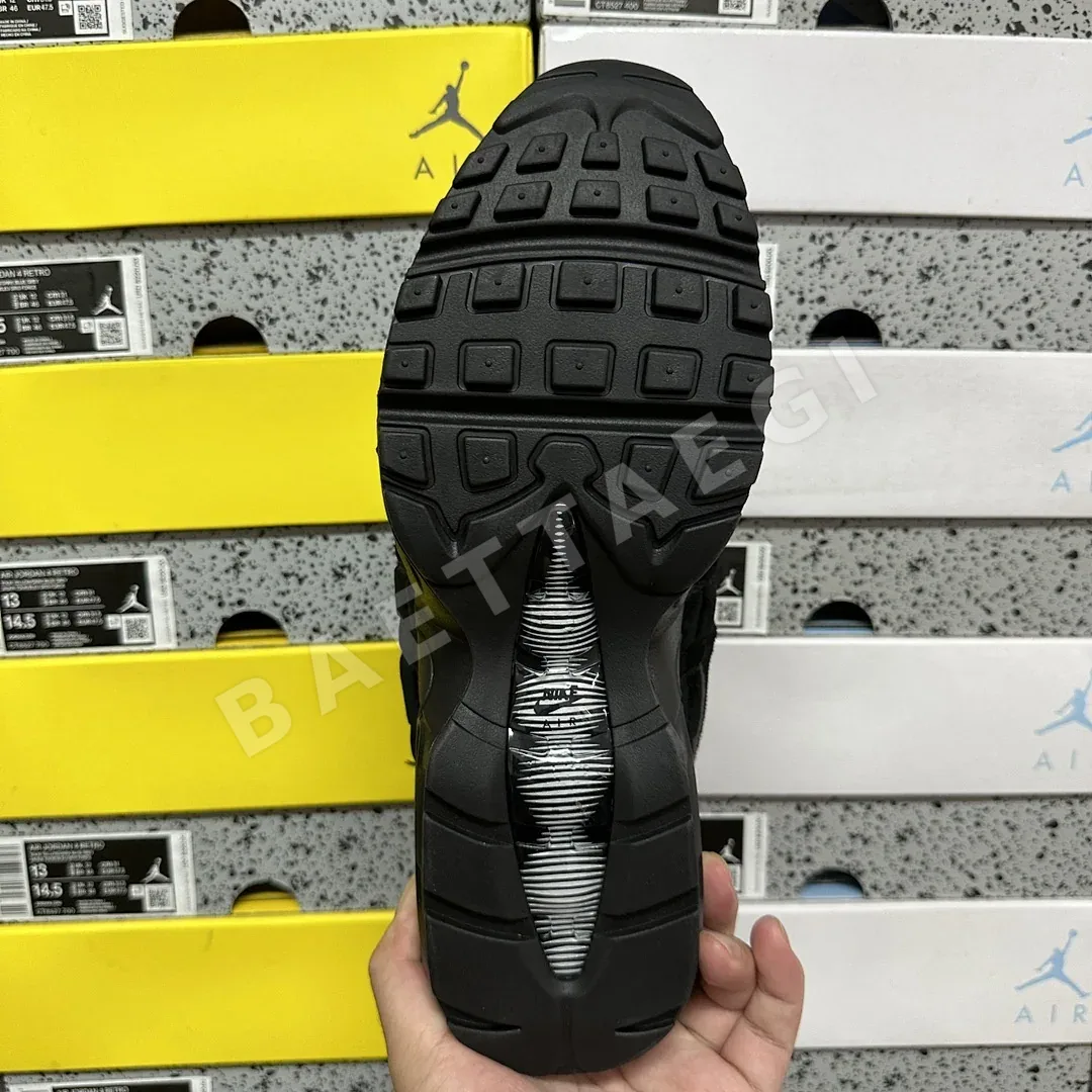 나이키 [GX] 에어 맥스 95 CU8406-001 201217 Nike Air Max 95 Comme Des Garcons Black CDG 상세 이미지 4
