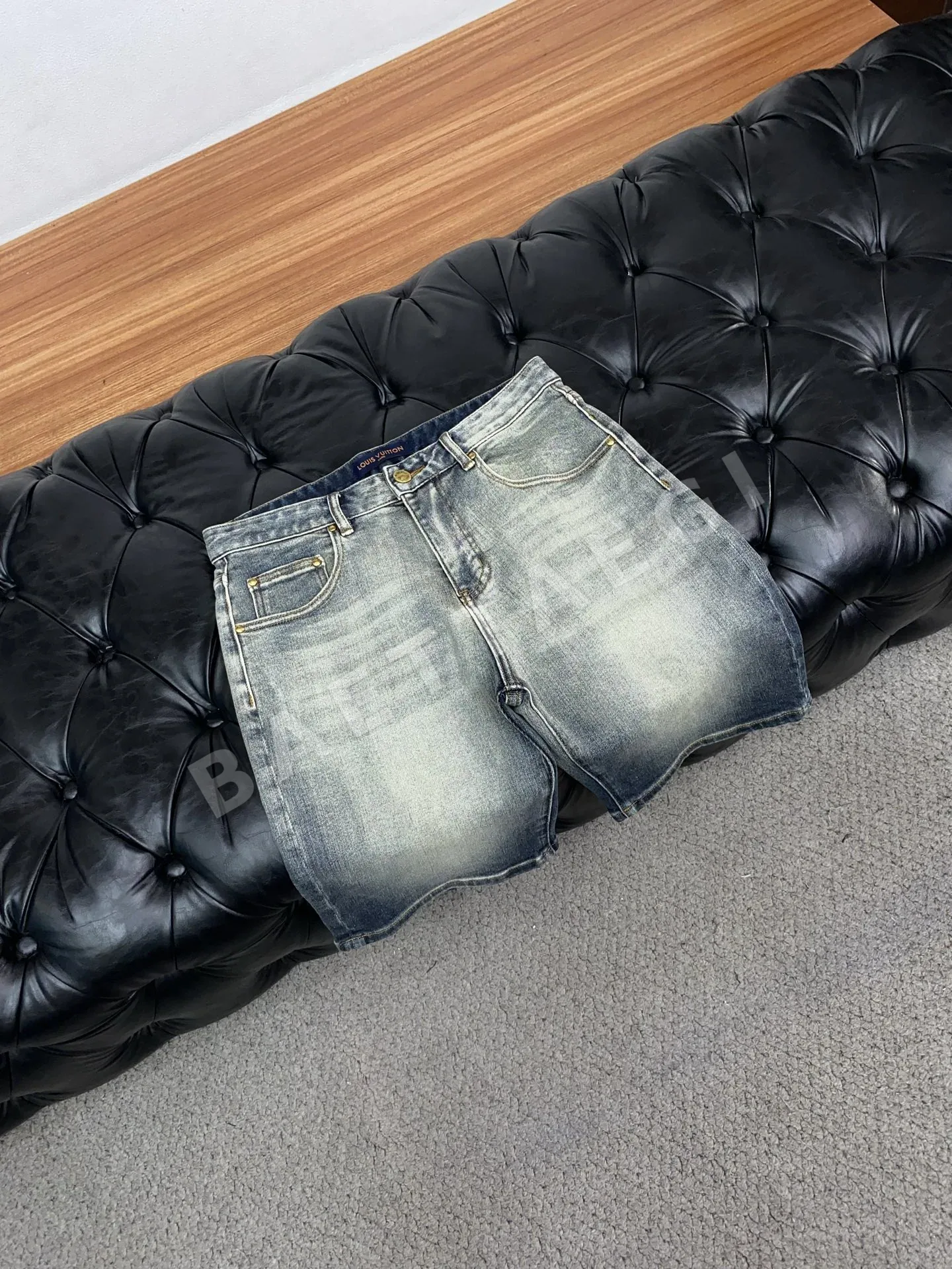 루이비통 데님 남성 반바지 상세 이미지 6