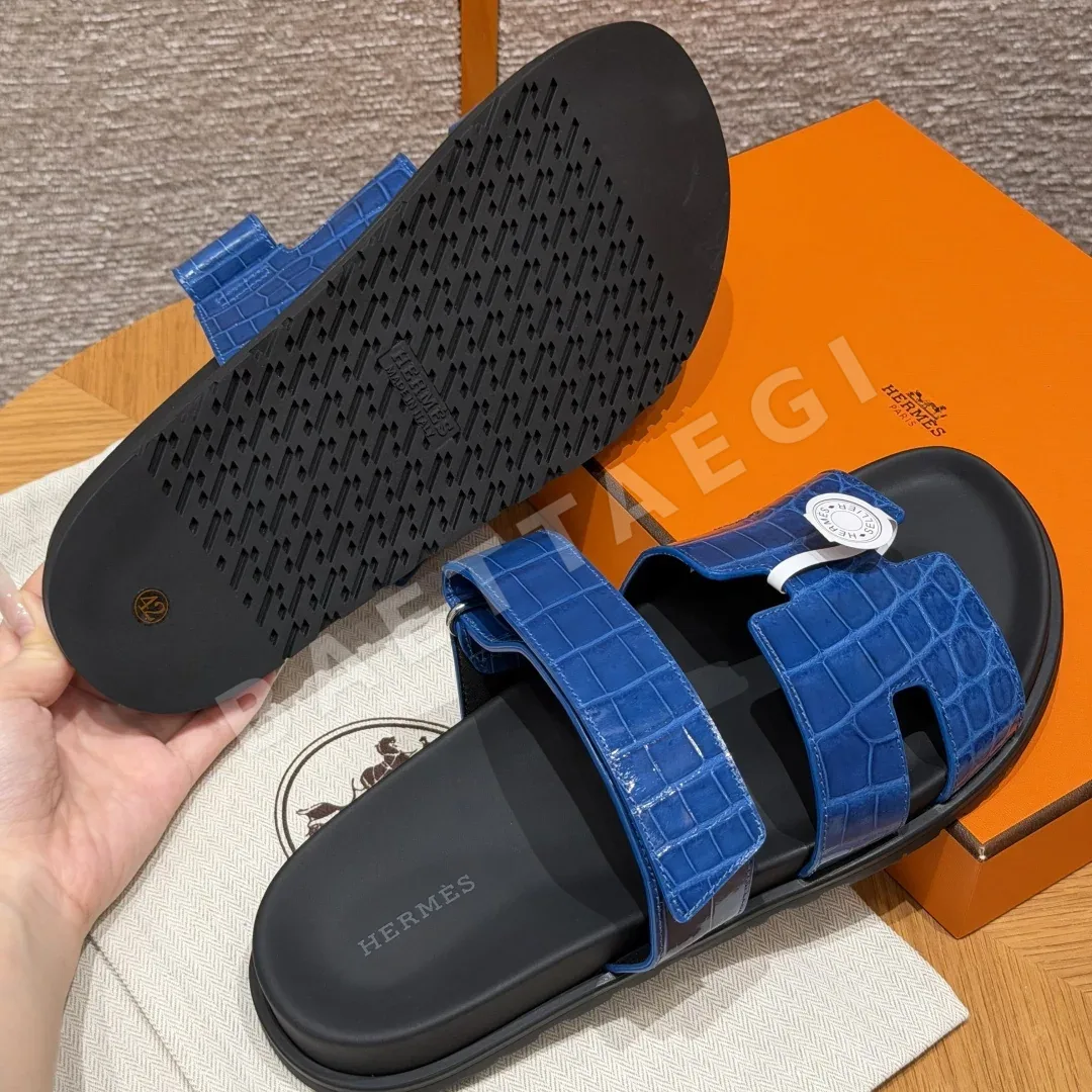 에르메스 시프레 샌들 라피스라줄리 알리게이터 상세 이미지 8