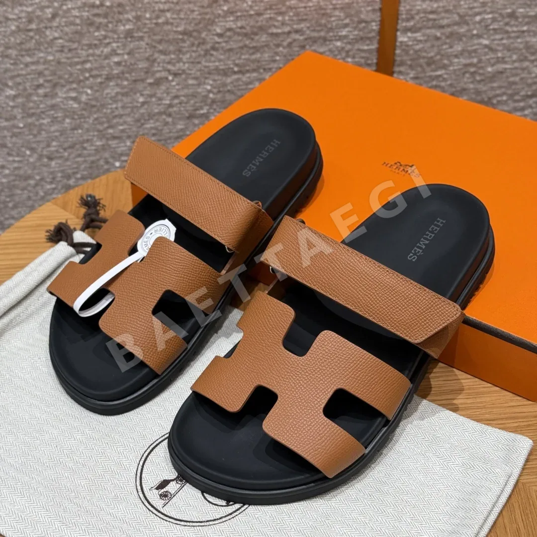 에르메스 시프레 Calfskin 야자수 프린트 164442